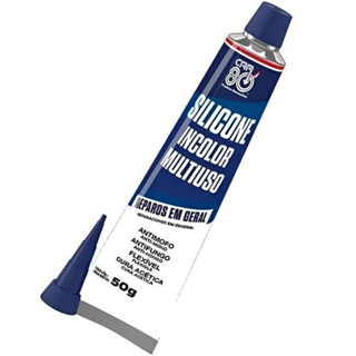 ✨ SILICONE INCOLOR MULTIUSO CAR80 50g | Vedante Universal Reparos 🏡🔧 | Impermeabilizante e Antimofo | Secagem Rápida em Oferta na Shopee