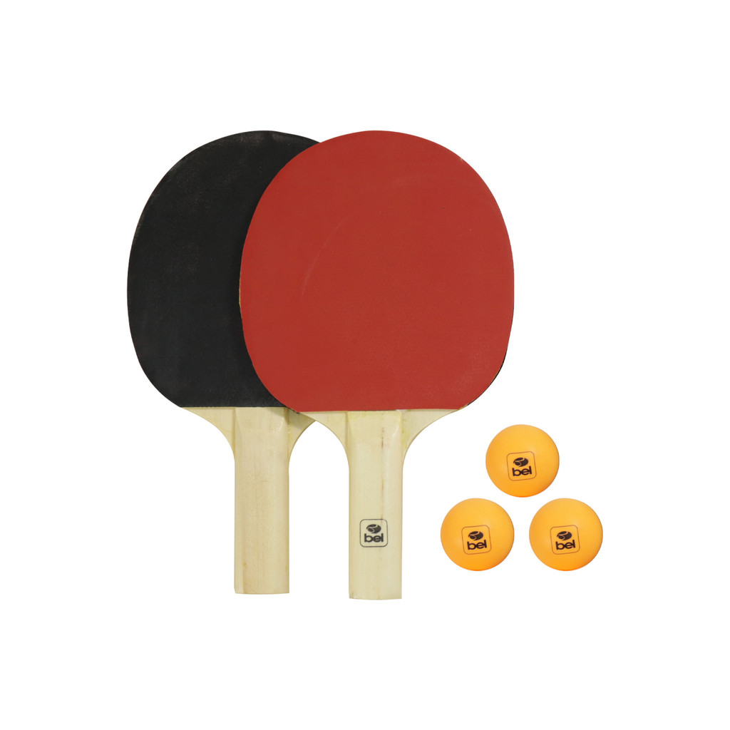 Kit Ping-Pong 2 Raquetes + 3 Bolinhas Bel em Oferta na Shopee