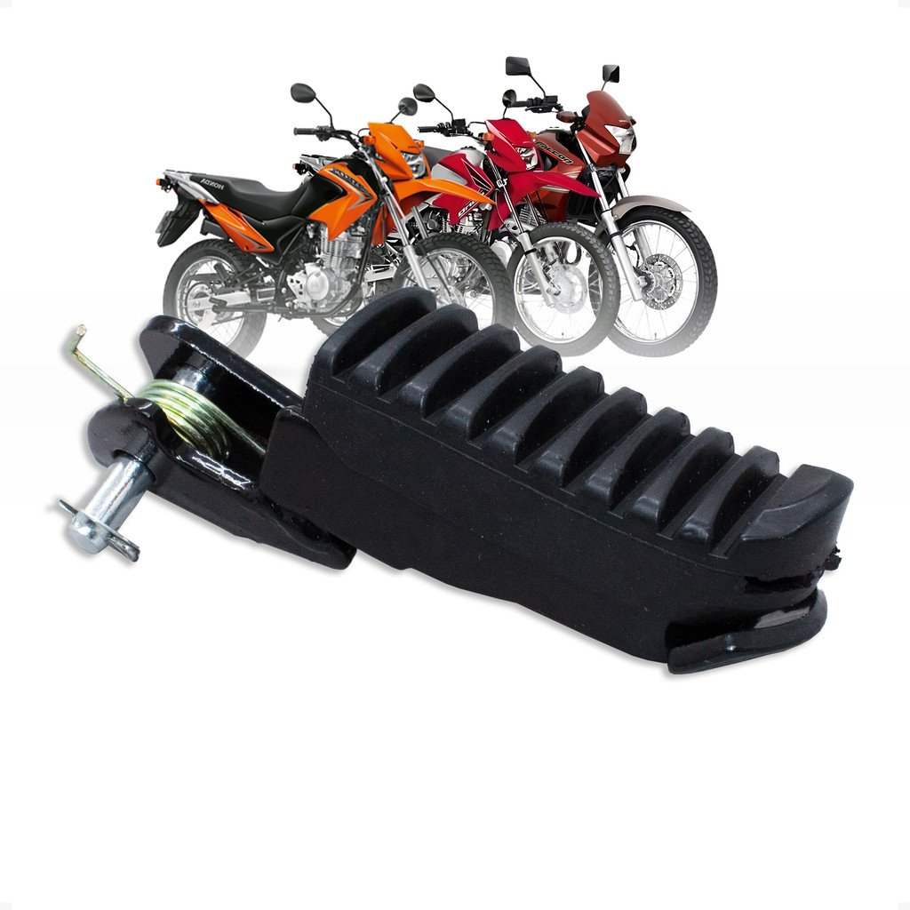 Pedaleira Dianteira Para Nxr 125 Bros Ks Es 2003 a 2005 Da Nxr 150 Bros Ks Es 2006 2014 Lado Direito
