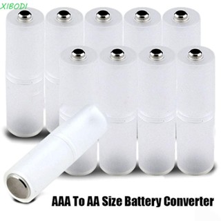 XIBODI 10pcs AAA Para AA Tamanho Durável Adaptador Switcher De Suporte Translúcido em Oferta na Shopee