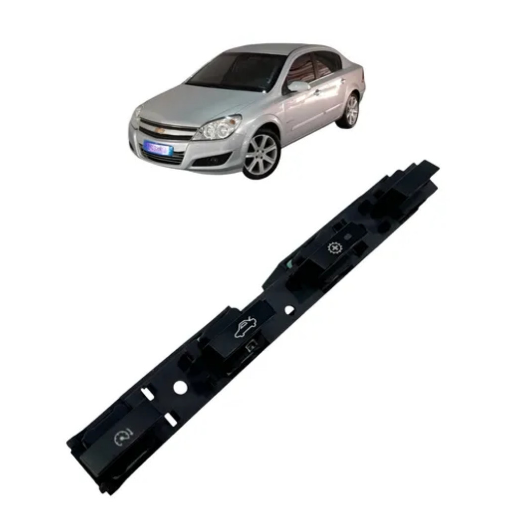 Conjunto Botao 93382963 Painel Central Gm Vectra 2006 A 2012 Original