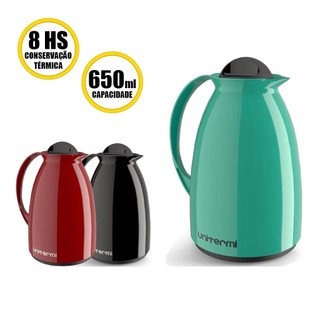 Garrafa Térmica Bule Rolha Garrafa Para Café Chá 650ml Florença Unitermi Envio Imediato