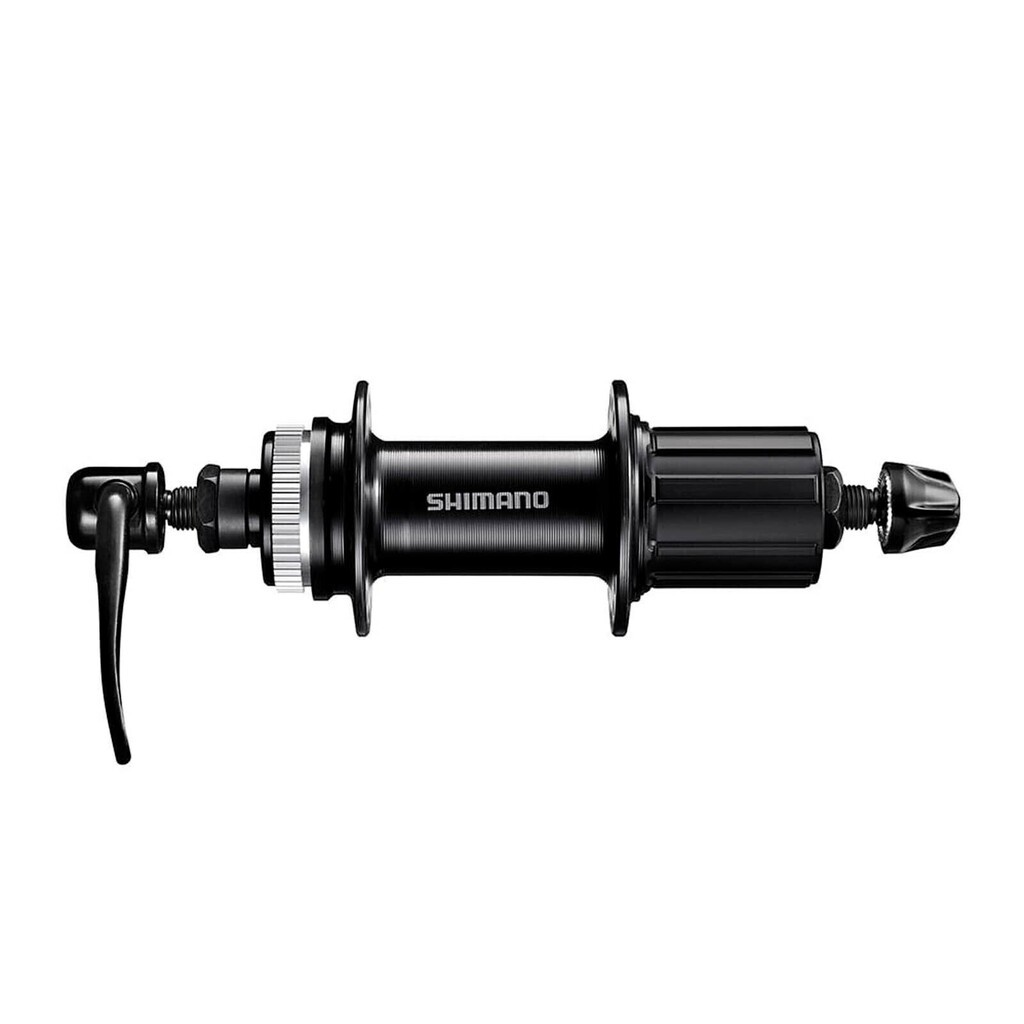 CUBO TRASEIRO SHIMANO TOURNEY FH-TX505 COM LOCK 36F 8/9/10V PRETO - ORIGINAL SHIMANO