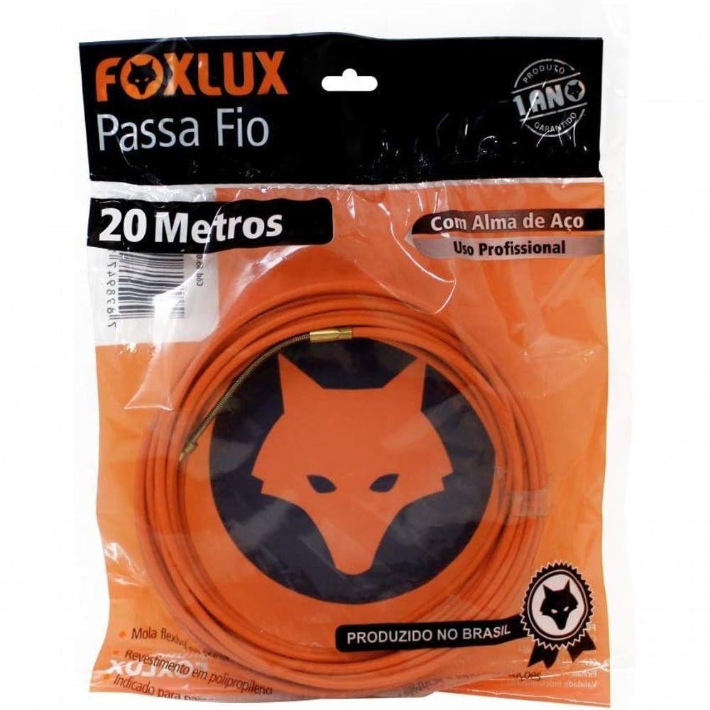 Passa Fio 20 Metros Com Alma De Aço Foxlux