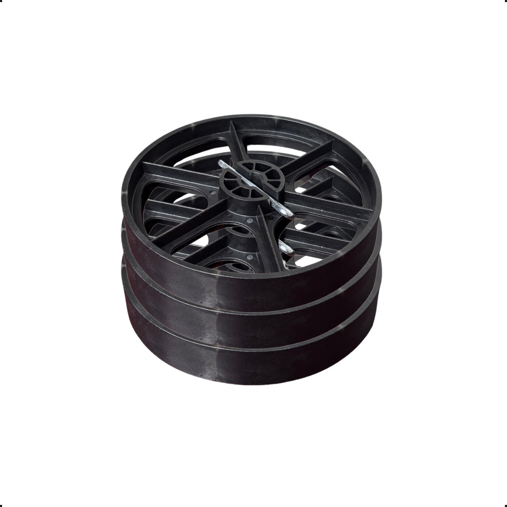 Kit 3x Polia Do Agitador Com Trava Cupilha Compatível Para Lavadoras Newmaq New Up 10kg