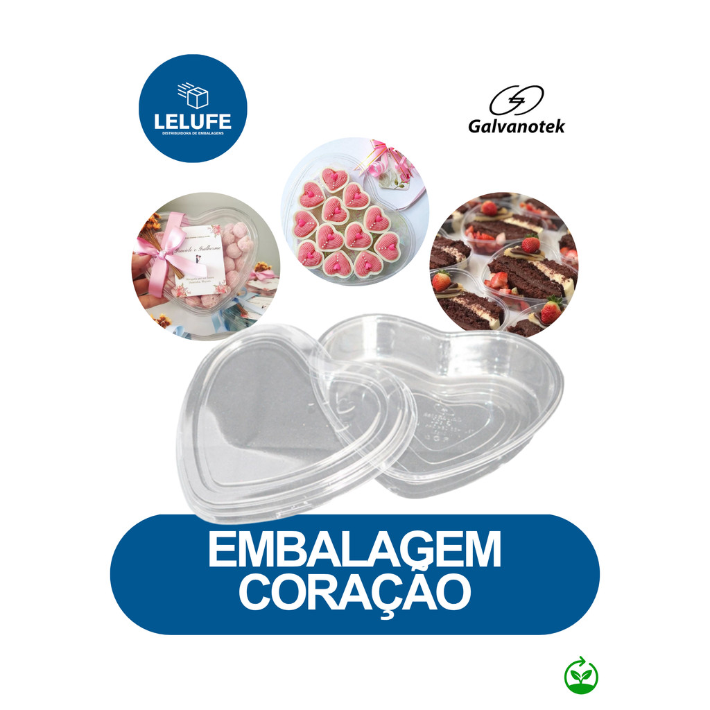 10~50 EMBALAGEM DOCE CORAÇÃO IDEAL PREMIUM 260 ML G620 GALVANOTEK PREMIUM em Oferta na Shopee