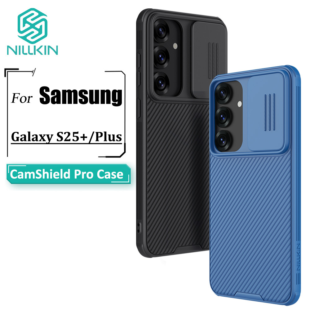 Nillkin CamShield Pro Caso De Telefone Para Samsung Galaxy S25 +/S25 Plus Câmera Slider Proteção Duro PC À Prova De Choq - Mobile & Gadgets