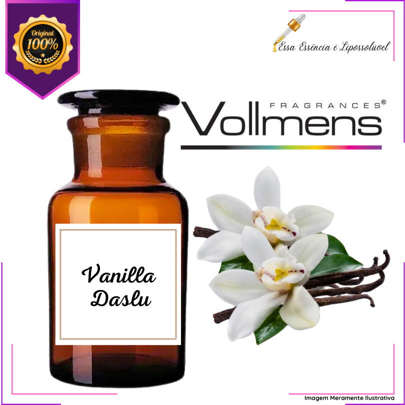 Essência Concentrada Vanilla Daslu Vollmens Para Aromatizador - Sabonetes - Velas - Perfumes em Oferta na Shopee