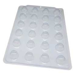 3~10 Forma Simples Riscado SP 05 Para Chocolate Bombom Trufa Gourmet Acetato - Cód.3534 BWB