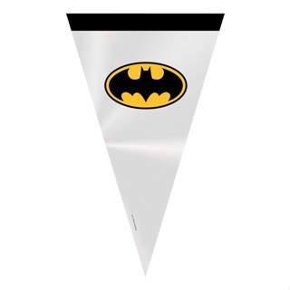 Cone Festa Batman 18x30cm - 50 unidades - Cromus - Rizzo Embalagens em Oferta na Shopee