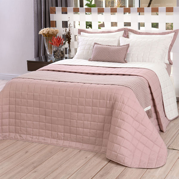 Cobreleito Coordenado Diana Dupla Face Casal 5 pçs Lavive