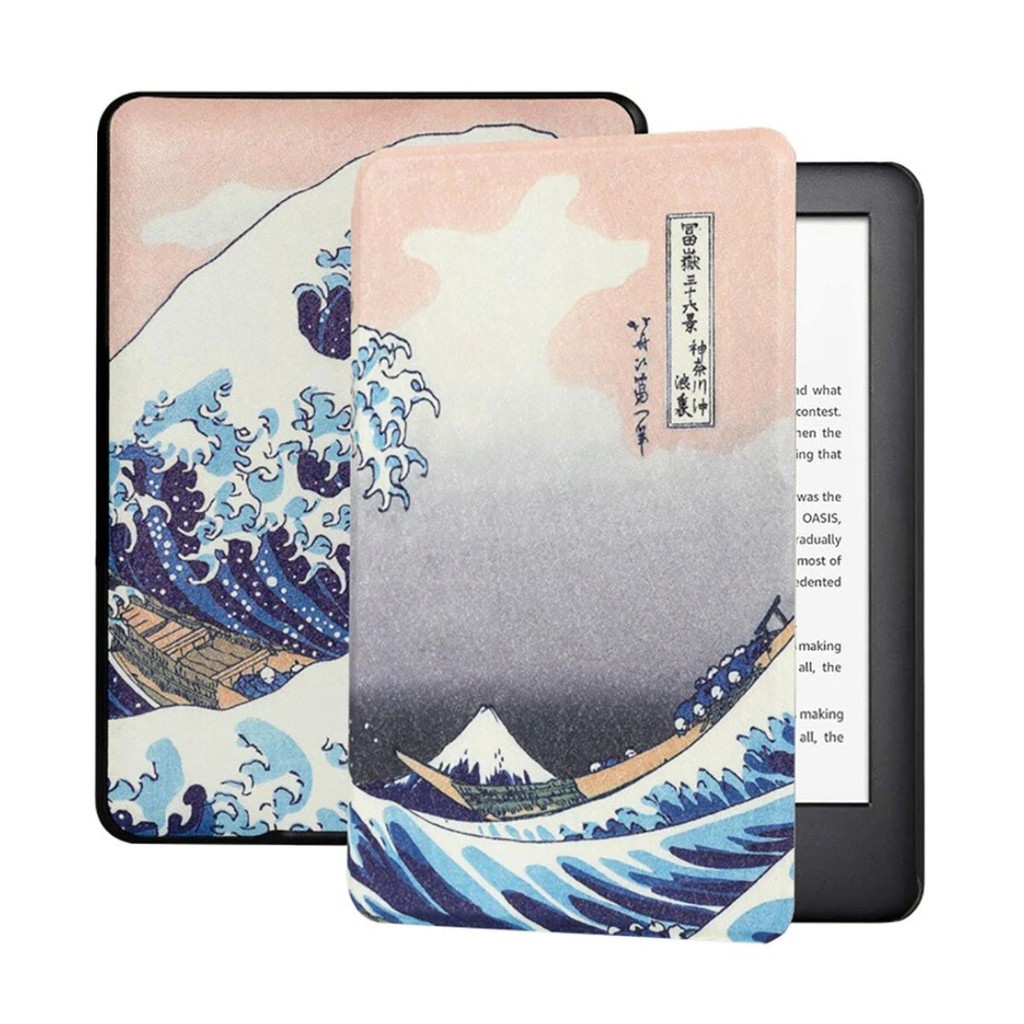 Capa Estampada Proteção Total Para Kindle 2024 6 Polegadas