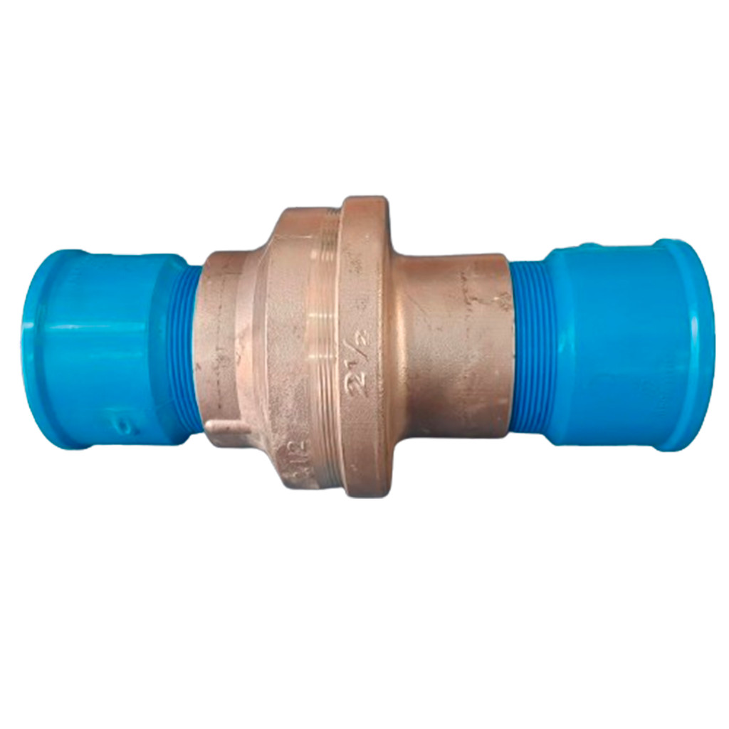 VÁLVULA DE RETENÇÃO ALUMÍNIO P/ TUBO PVC IRRIGAÇÃO 3 (75MM)
