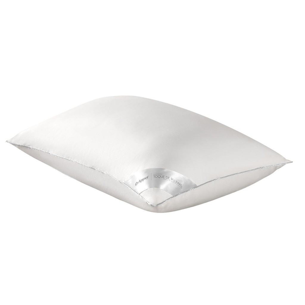 Travesseiro Luxo Branco 50x70cm – Toque de Plumas | Maciez Garantida