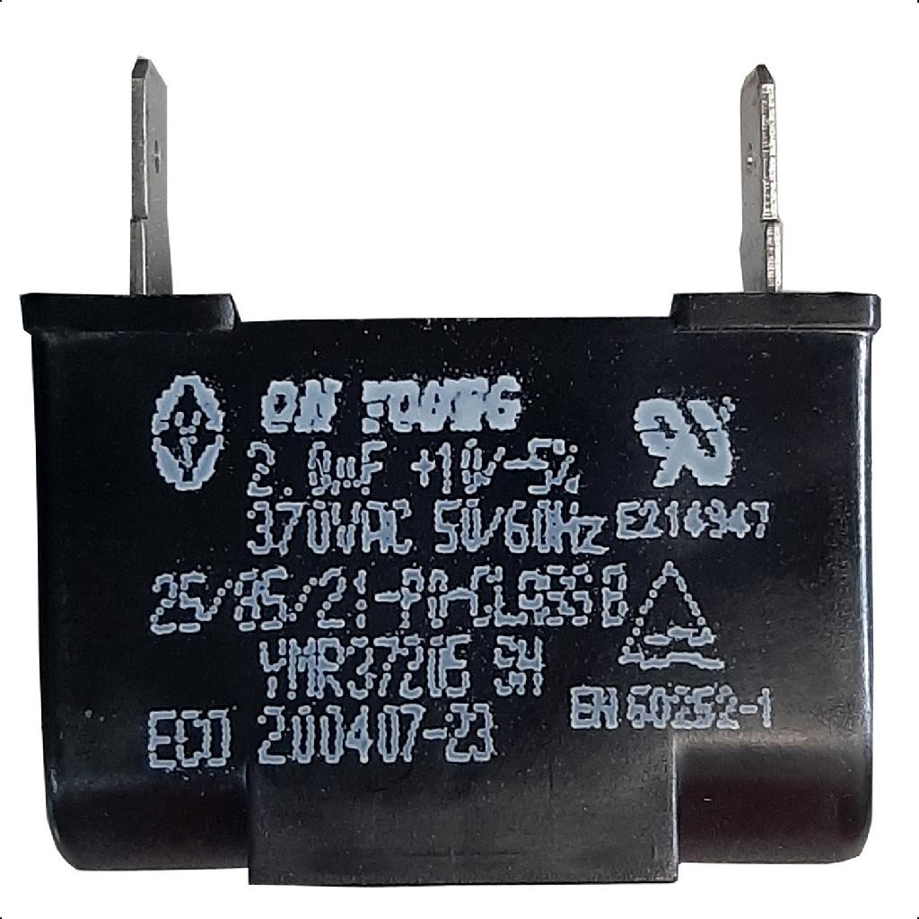 Capacitor 2uf 370vac Evaporadora Ar Cond. LG Tsnc2425ma0 Couto