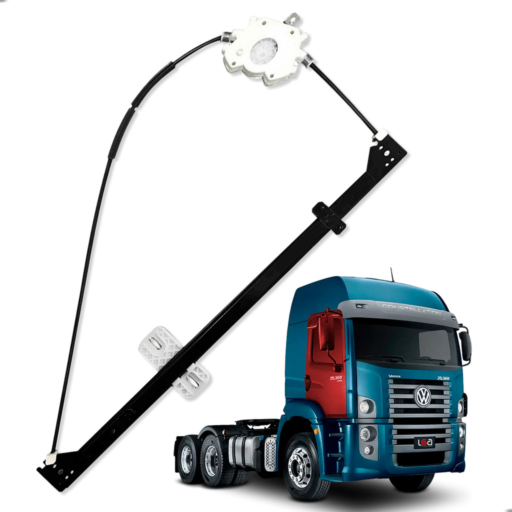 Máquina Vidro Elétrico Caminhão Volkswagen Constellation 2P 2005-2024 Lado Direito Passageiro Para Mabuchi 8 Dentes em Oferta na Shopee