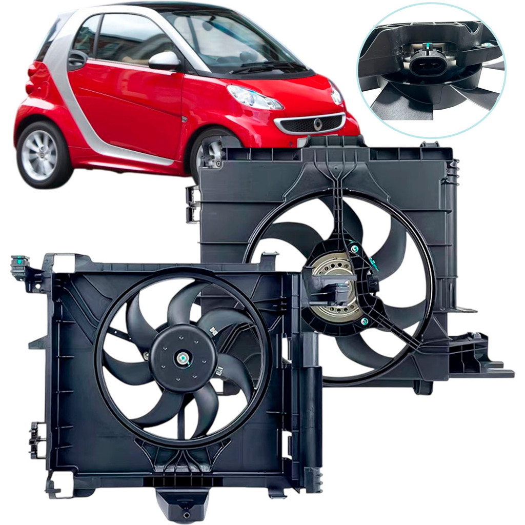 Ventoinha Radiador Smart Fortwo 1.0 2007 2008 2009 2010 2011