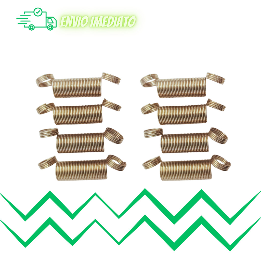 Kit 8 Molas Tirante Lavadoras Electrolux De Aço Lm-08