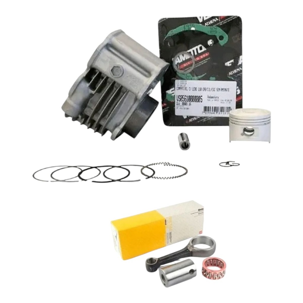 Kit Cilindro Motor Lead 110 Pistão Anéis Juntas Biela