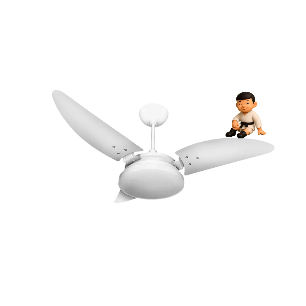VENTEX VENTILADOR  TETO NINA 127V LED 18W 6500K BRANCO(1606)