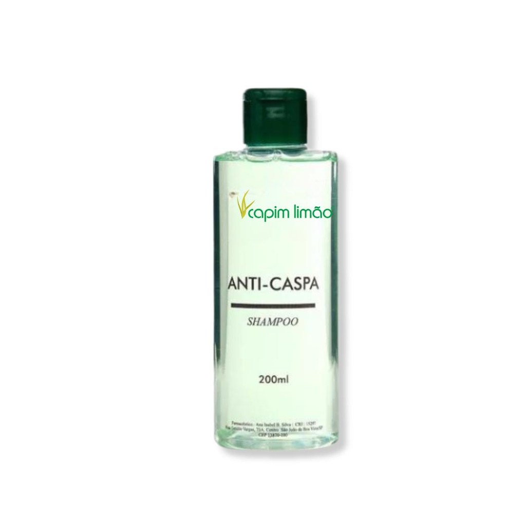 Shampoo Anti Caspas Capim Limão 200 Ml em Oferta na Shopee