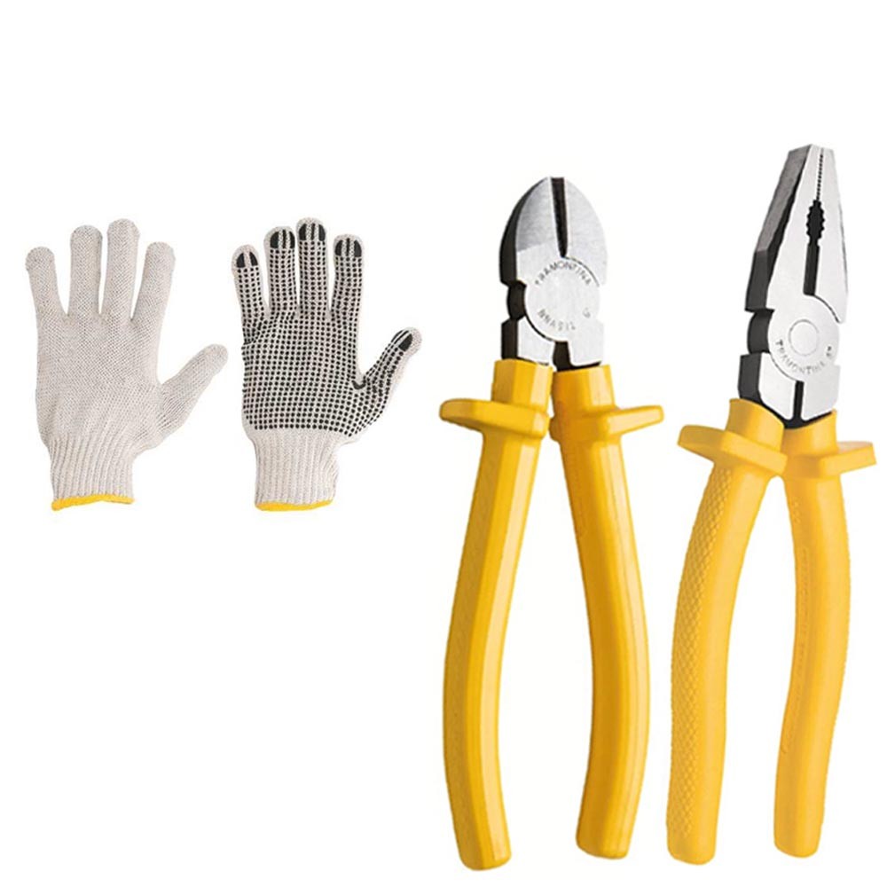 KIT JOGO FERRAMENTAS ALICATES UNIVERSAL E CORTE TRAMONTINA - Home & Living