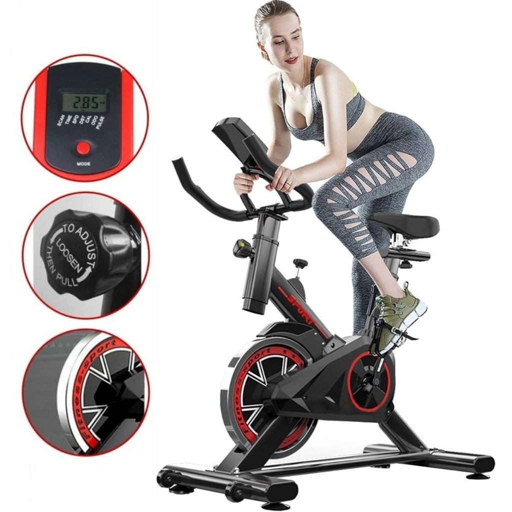 Bicicleta Ergométrica Spinning Fitness Profissional Ginásio 120kg