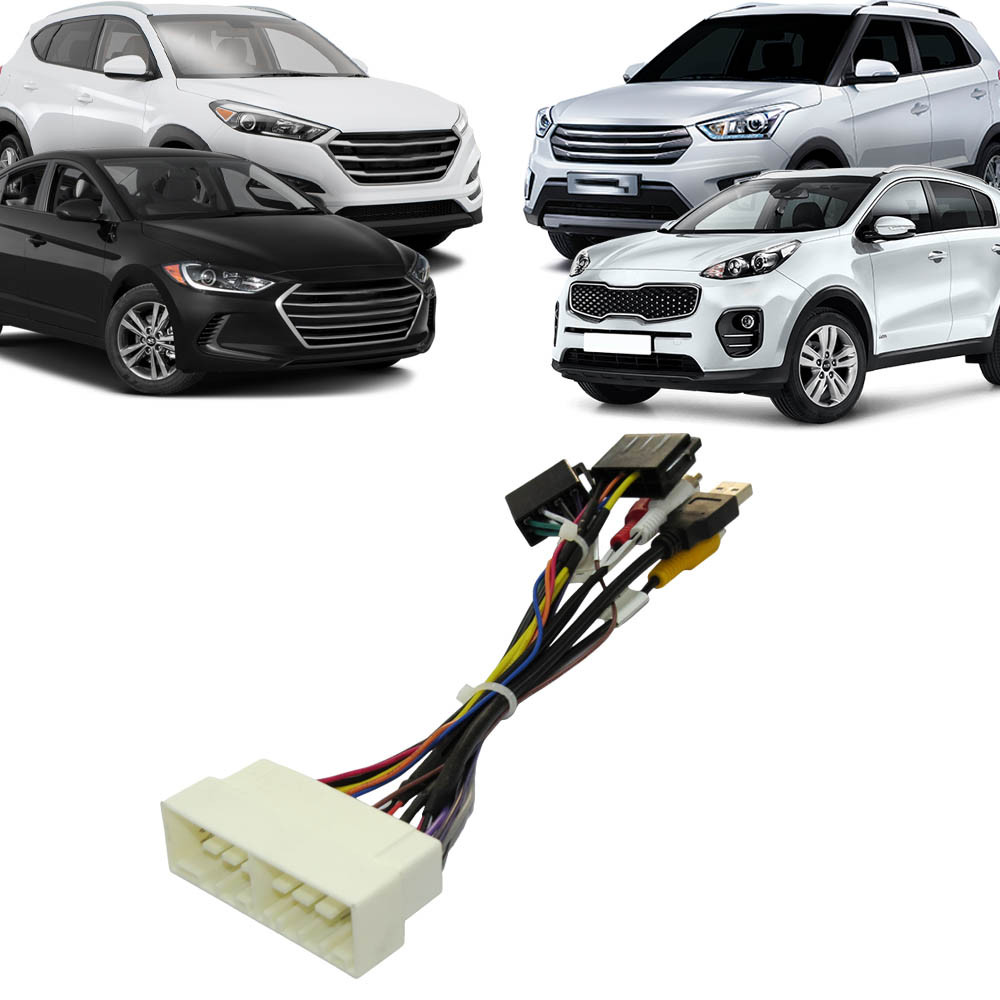 Chicote de Ligação Creta Sportage Elantra Tucson 2017 em Diante