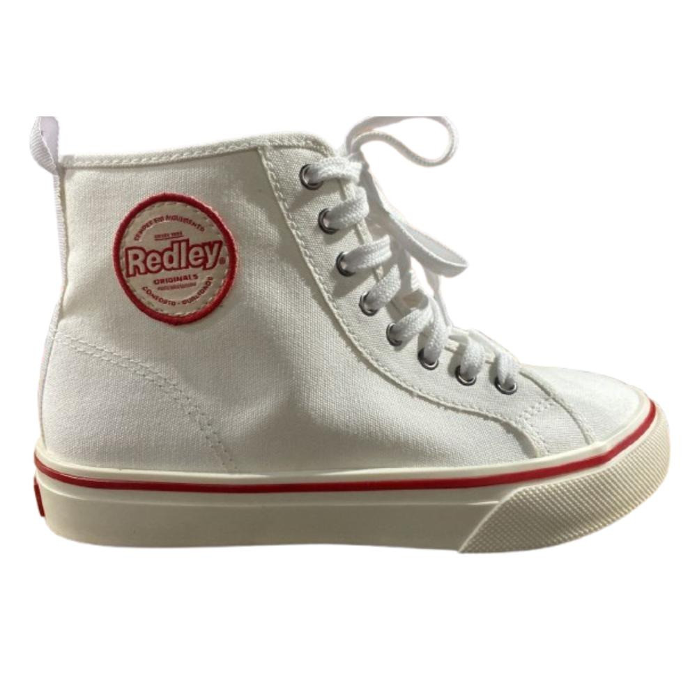 TENIS REDLEY HIGH CANO ALTO IR21 LONA BRANCO