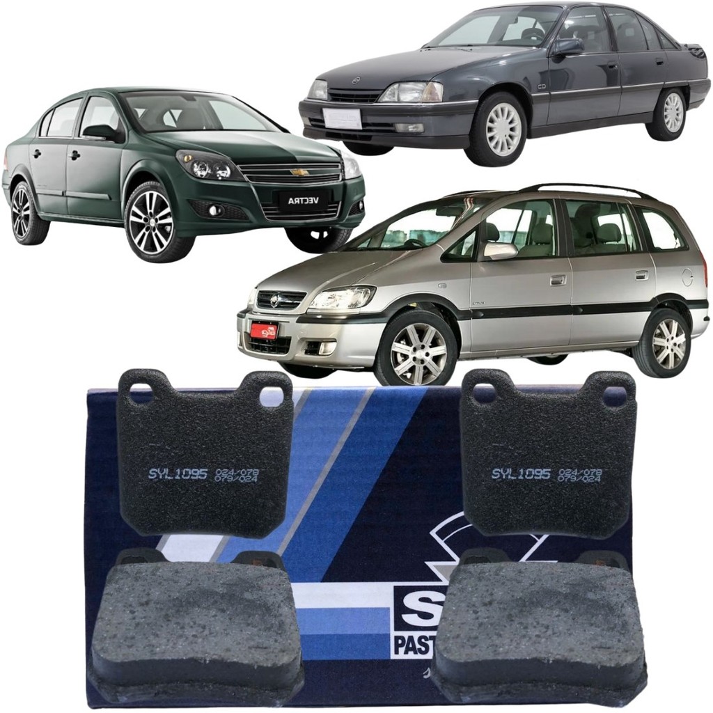 Pastilha Freio Traseiro Syl Astra Meriva Omega Vectra Zafira