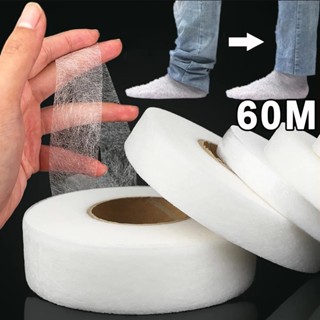 Fita Adesiva Dupla Face Para Bainha-Tecido Não De 60M Costura E Reparos DIY