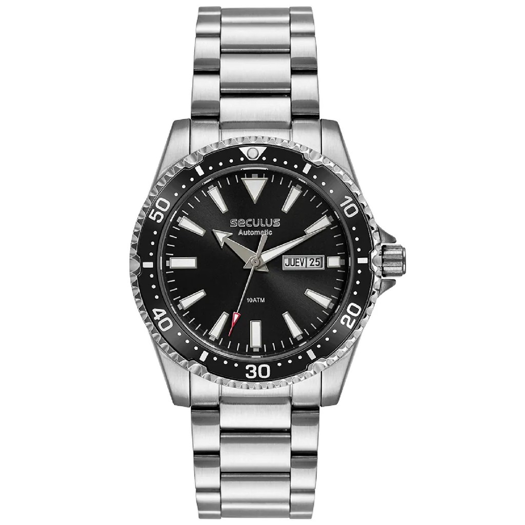 Relógio Seculus Diver Automático 44237G0SVNA1 Prata - Watches
