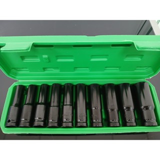 Kit Jogo De Soquete  Impacto Longo 1/2  10 A 24mm 10pçs em Oferta na Shopee