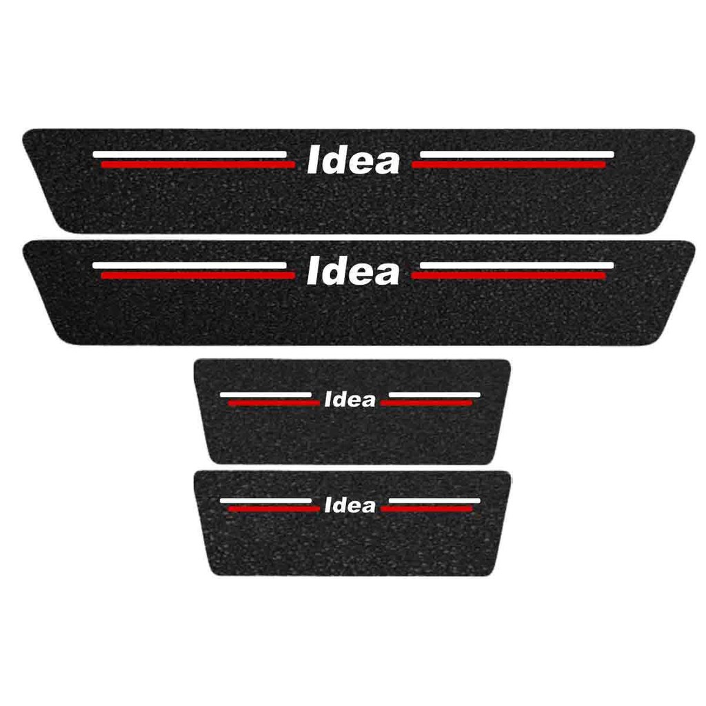Kit Soleira Protetora Porta Premium Red PVC  -  Idea