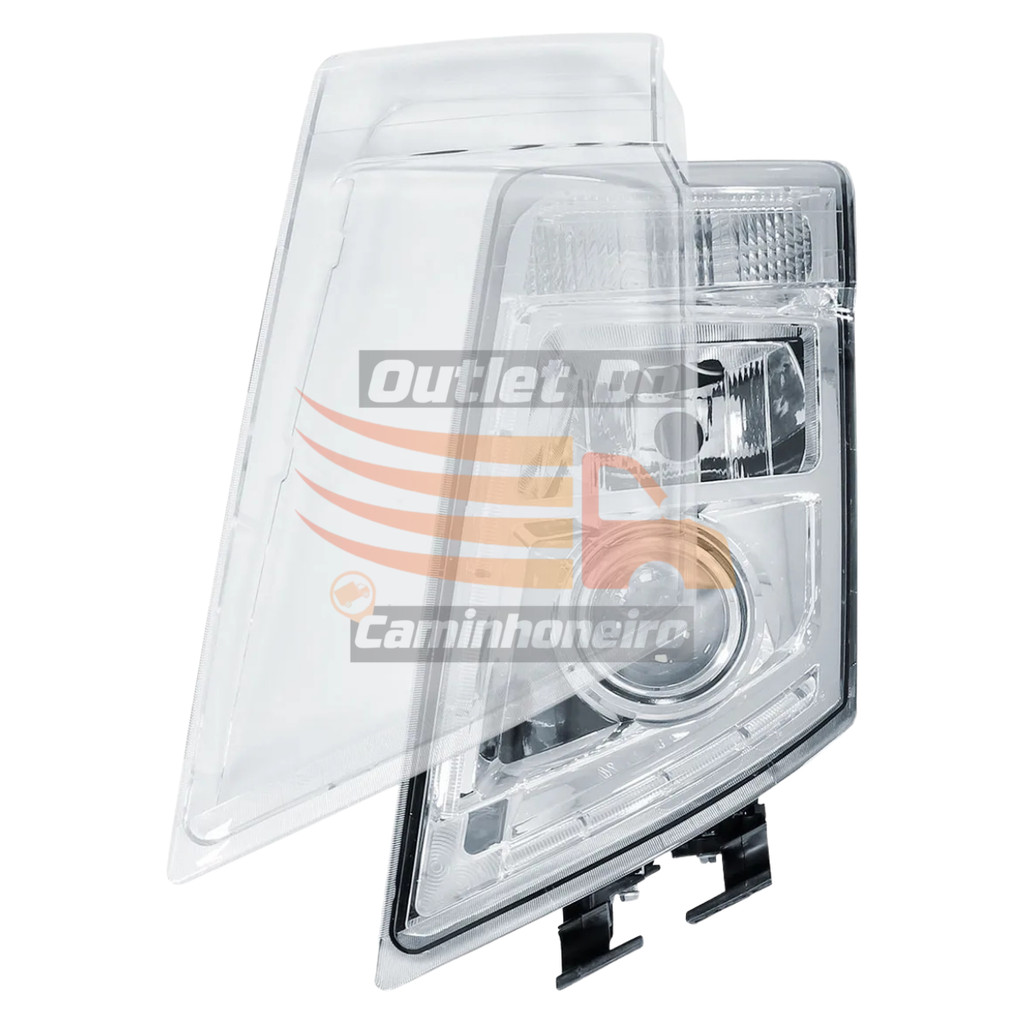 Lente de Farol Volvo FH 2010 Lado Direito — foto 4