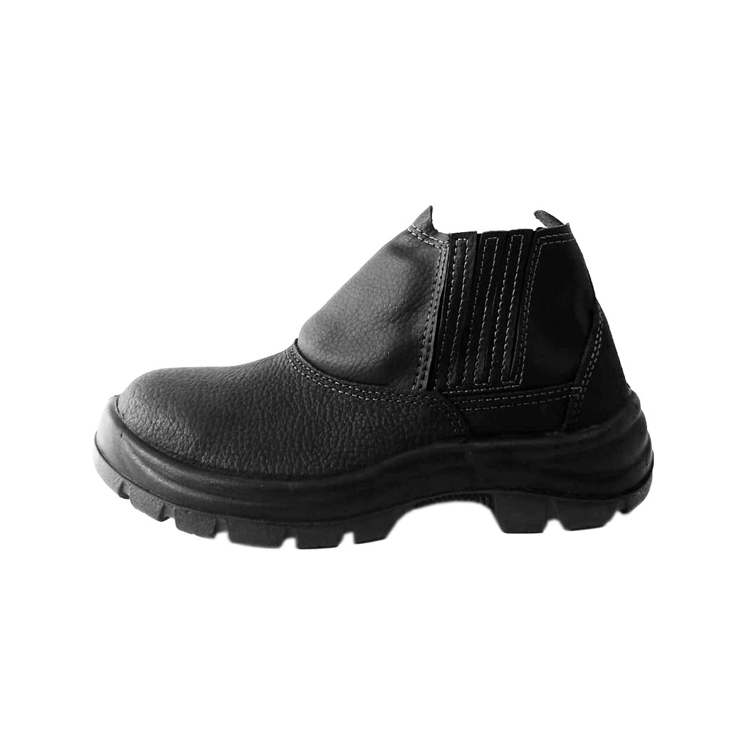 Bota De Couro Botina Bidensidade Bico Aço Ca 43409 Marluvas