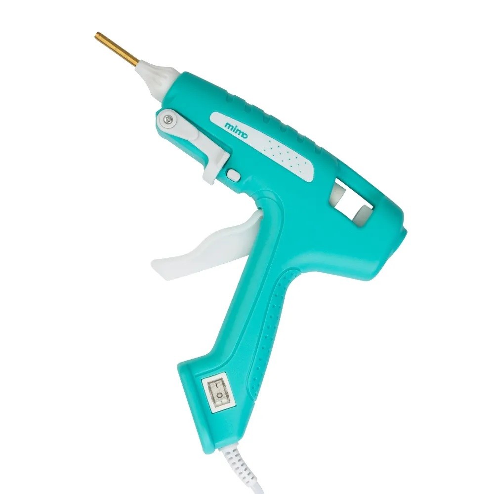 Pistola de Cola Quente Profissional 60 watts Bivolt 100-240v Mimo uso com Bastão Grosso de 11mm