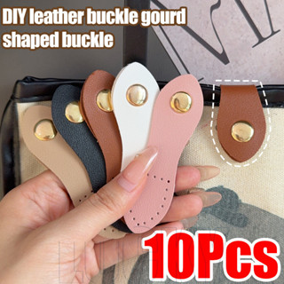Fivela De Bolsa Fashion Com 10 Peças-Botões De Pacote De Cartão-Fecho De Ferrolho De Couro De Carteira-Acessórios DIY Co em Oferta na Shopee