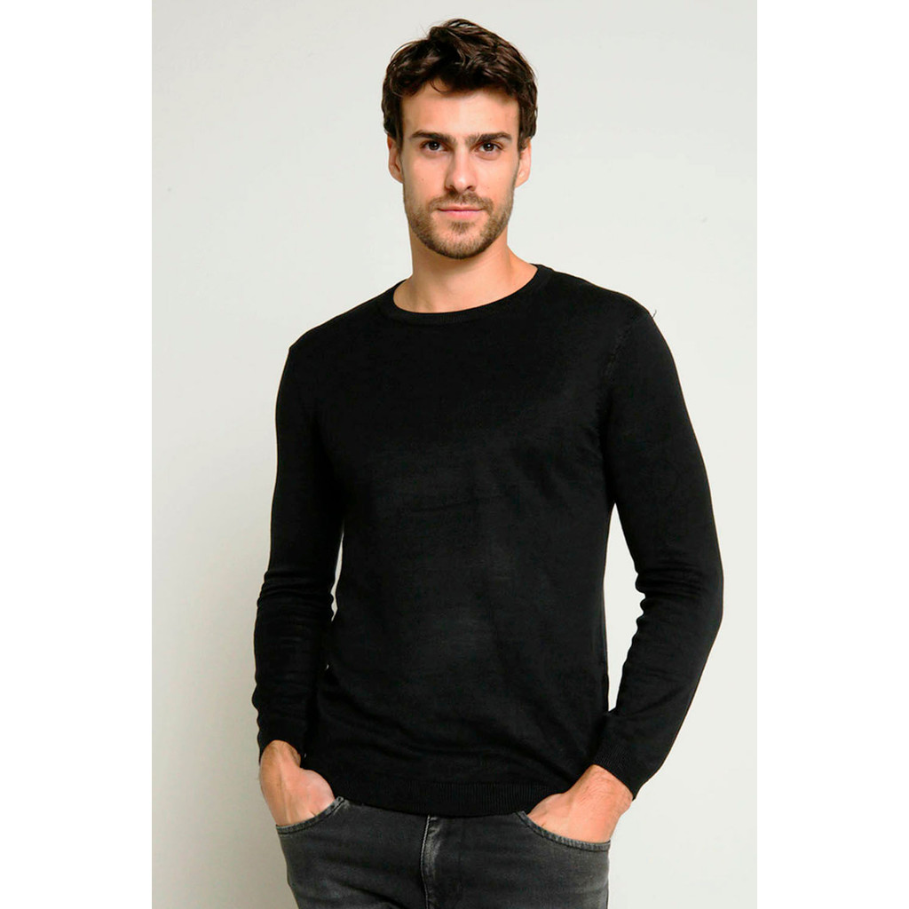 Tricot Masculino Gola Careca Básico Polo Wear Sortido - Men Clothes