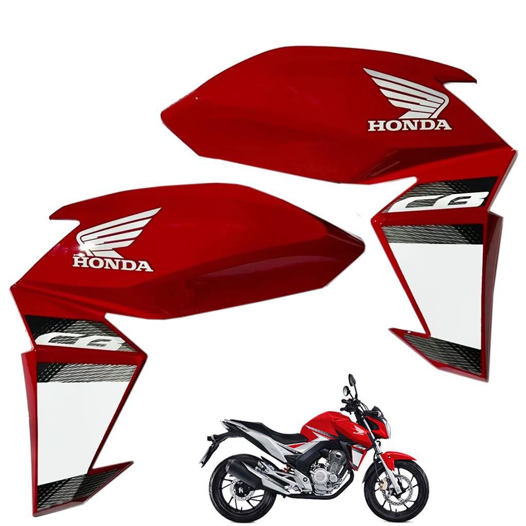 Aba carenagem do Tanque Cb250 Cb 250 F Twister 2017 Vermelho