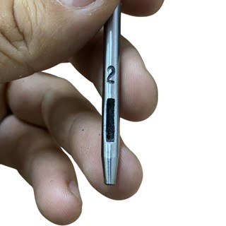 Vazador para Couro N°2 em Aço de Alta Qualidade Furações Precisas e Duráveis para Artesãos e Selaria em Oferta na Shopee