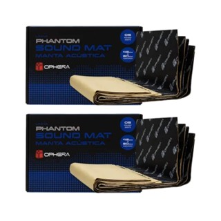 Kit 2 Caixas Manta Acústica Ophera 5 Folhas 46x80cm 4,5mm (Total de 10 Folhas) em Oferta na Shopee