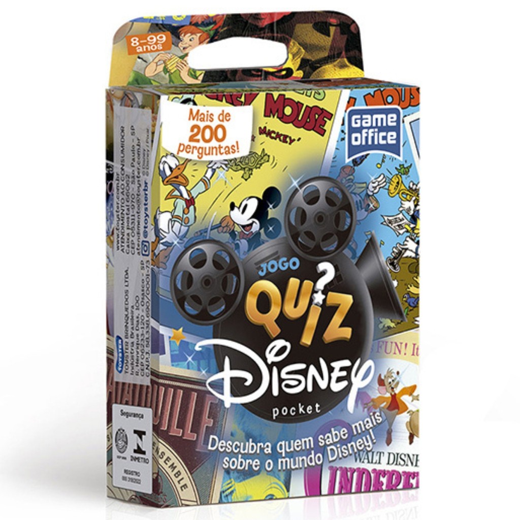 Jogo Quiz Pocket Educativo 200 Perguntas - 003260 Toyster em Oferta na Shopee