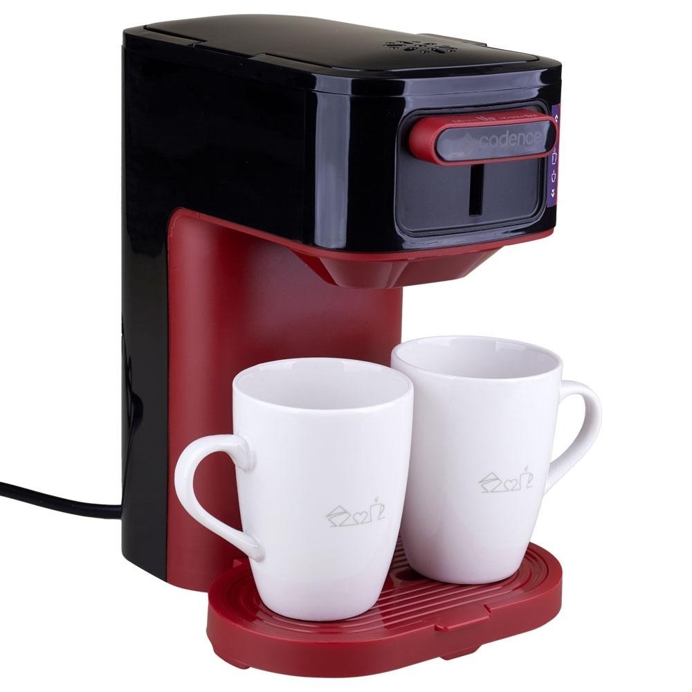 Detalhes do Cafeteira com 2 Xícaras Single CAF230 Cadence Vermelha 127V