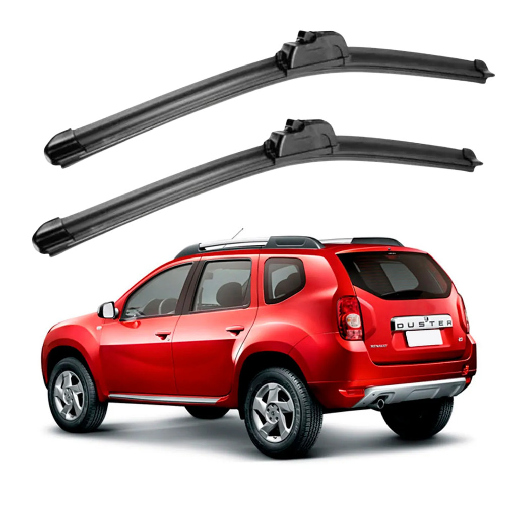 Par Palhetas Limpador De Parabrisa Dianteiro Para Renault Duster 2012 á  2021 em Oferta na Shopee
