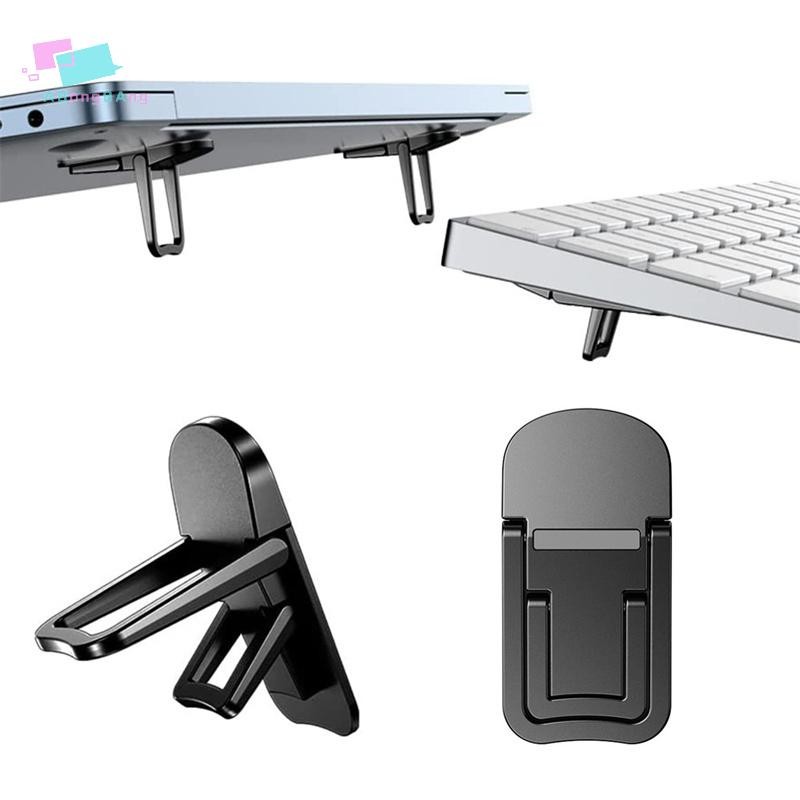 Abongbanghn 2 Peças Suporte Para Laptop Portátil Dobrável Nvisível Riser Notebook De Resfriamento