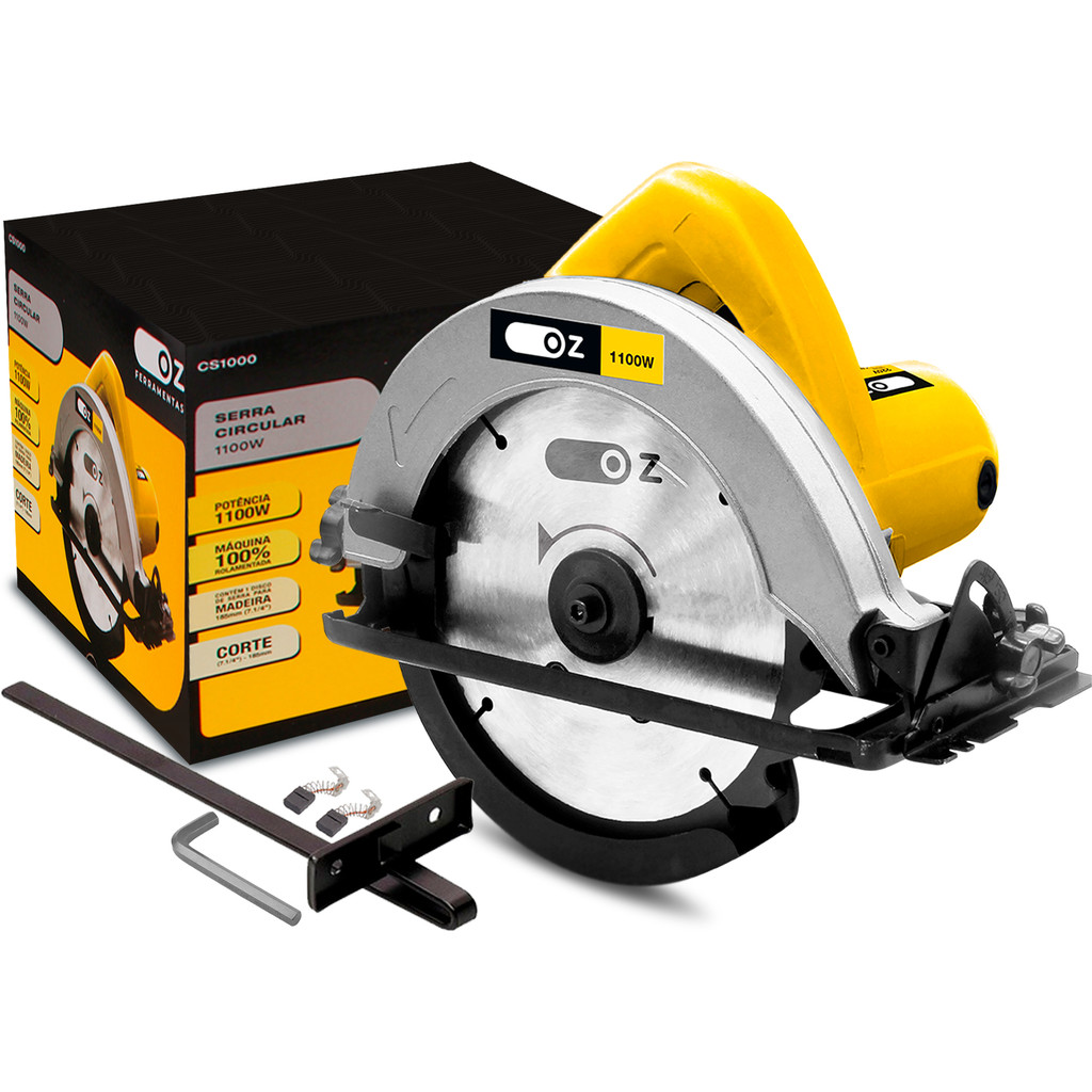 Serra Circular Para Madeira 7.1/4 Pol 185mm 1100w em Oferta na Shopee
