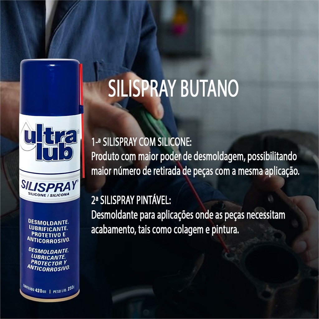 Silicone Desmoldante Silispray 420ml Ultralub