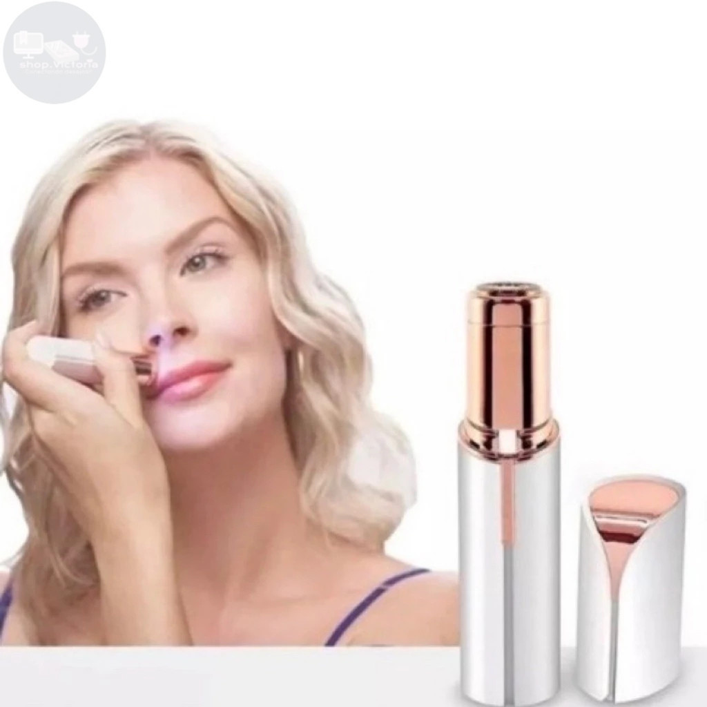 Batom Portátil Depilador Facial Buço Rosto Aparador Pelos USB em Oferta na Shopee