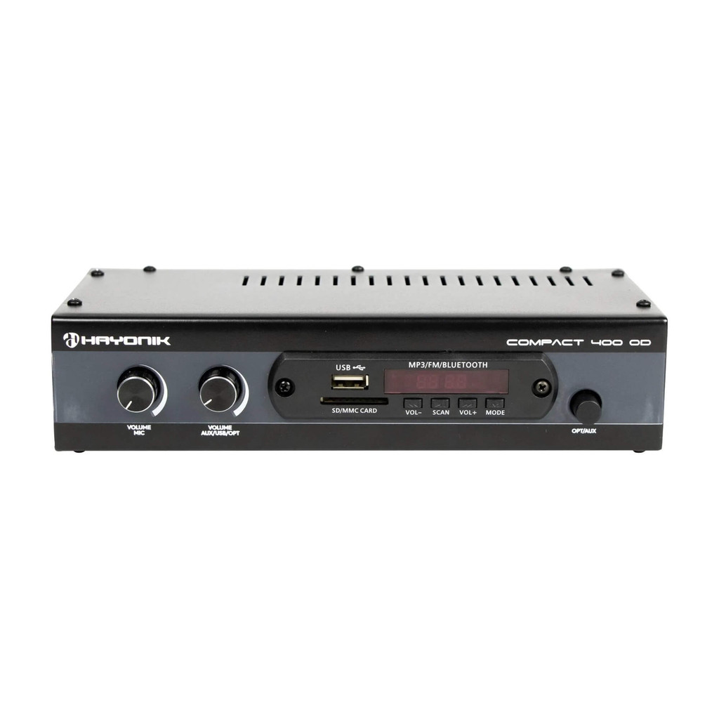 Amplificador Doméstico Áudio Som Ambiente Óptico Compact 400 OD 40W Hayonik 0000085846